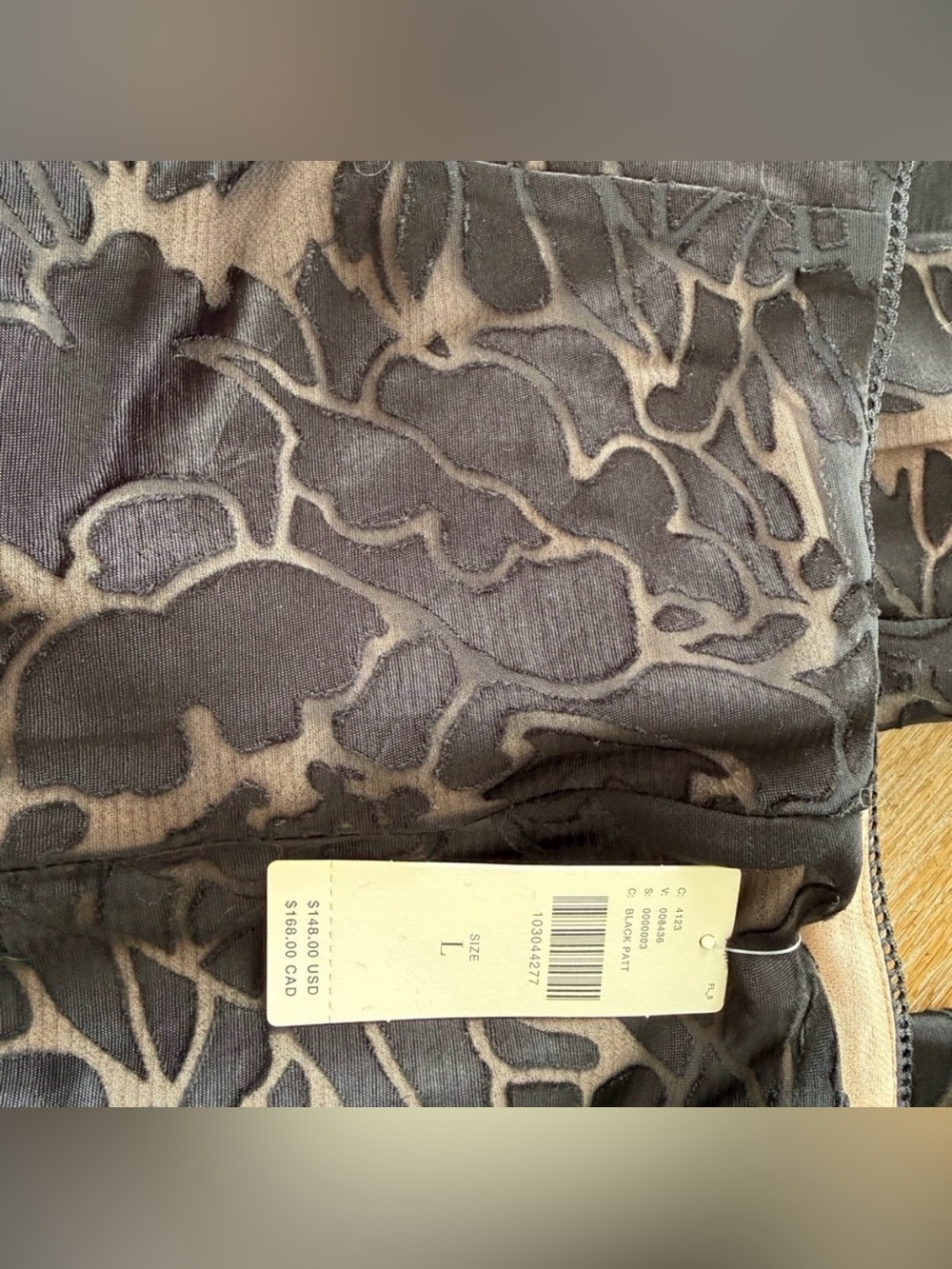 Anthropologie TND Fleur Noir Sheer Lace Pants Size Large NWT - Picture 7 of 7